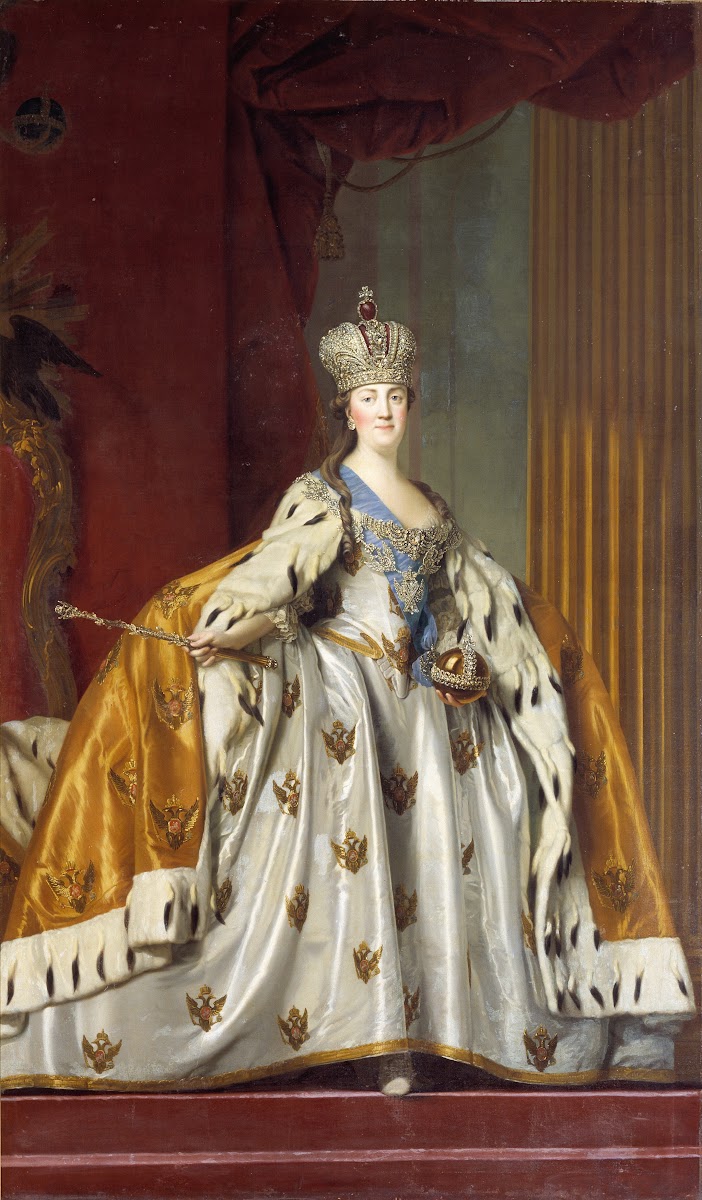 Katharina II af Rusland i kroningsdragt 1766  1767