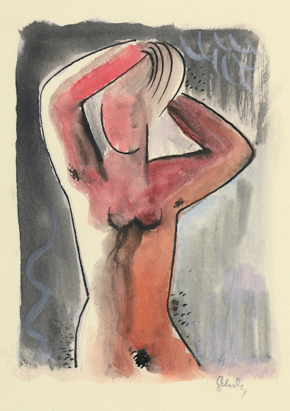 After the bath 1936