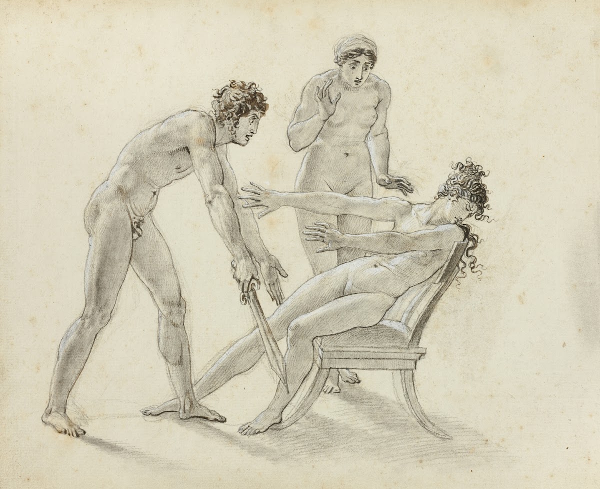 Hermione Rejecting Orestes c 1799