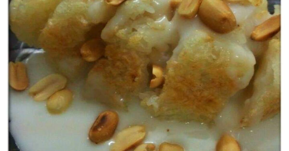 Chuối cuộn nếp nướng