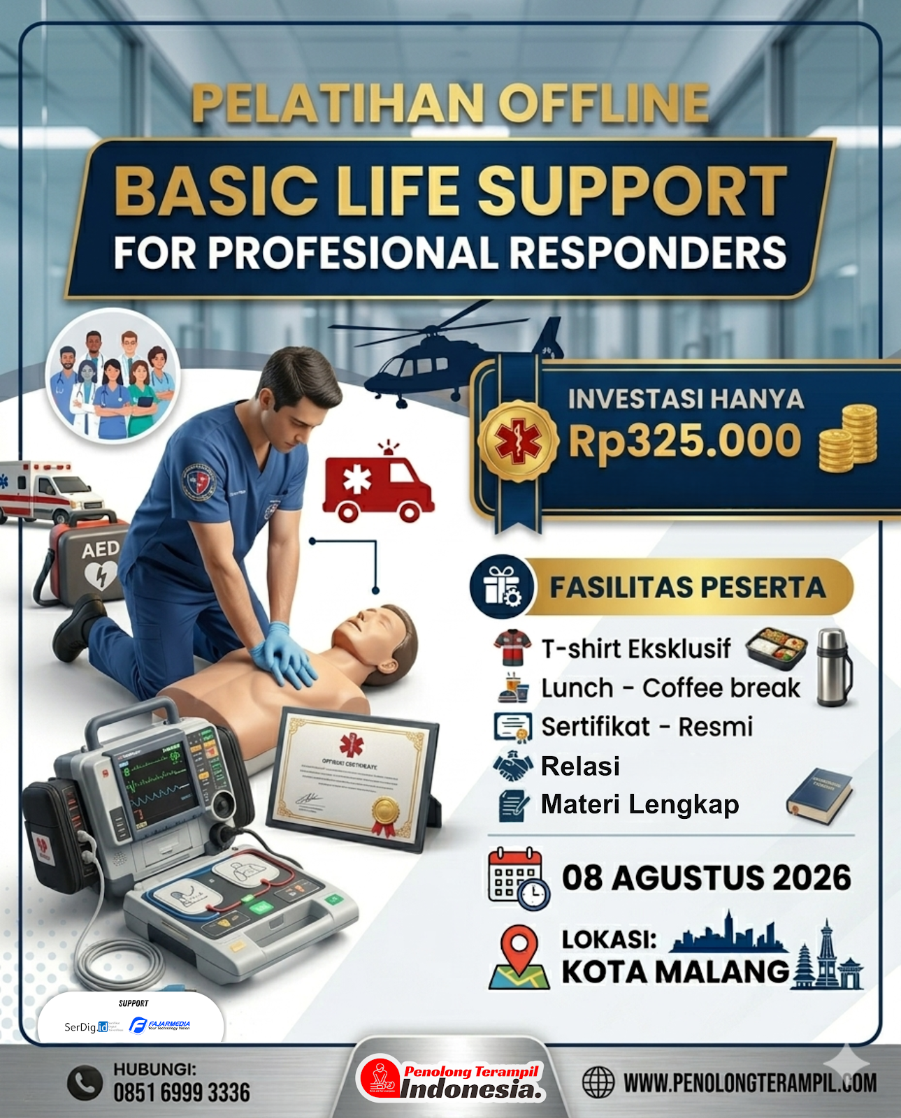 Pelatihan Pelatihan BLS For First Responders