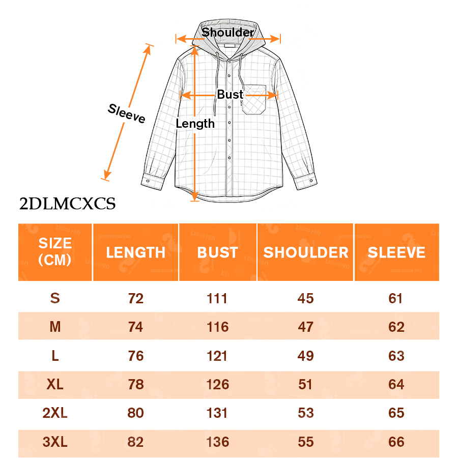 2D Hooded Long Sleeve Shirt