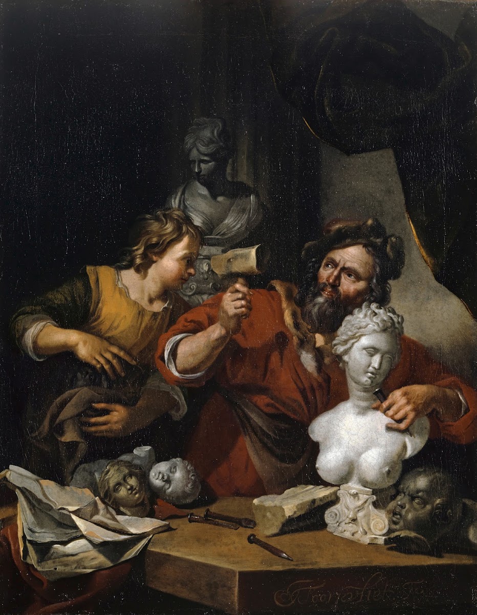 A Sculptors Studio 1680
