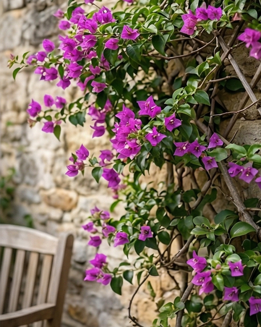 Imported Tanglong Purple Bougainvillea Plant — view 4
