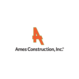 AMES CONSTRUCTION Logo