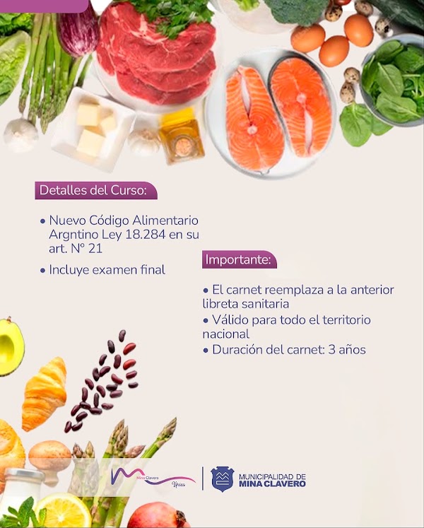 Obtené tu Carnet de Manipulador de Alimentos! 🥖