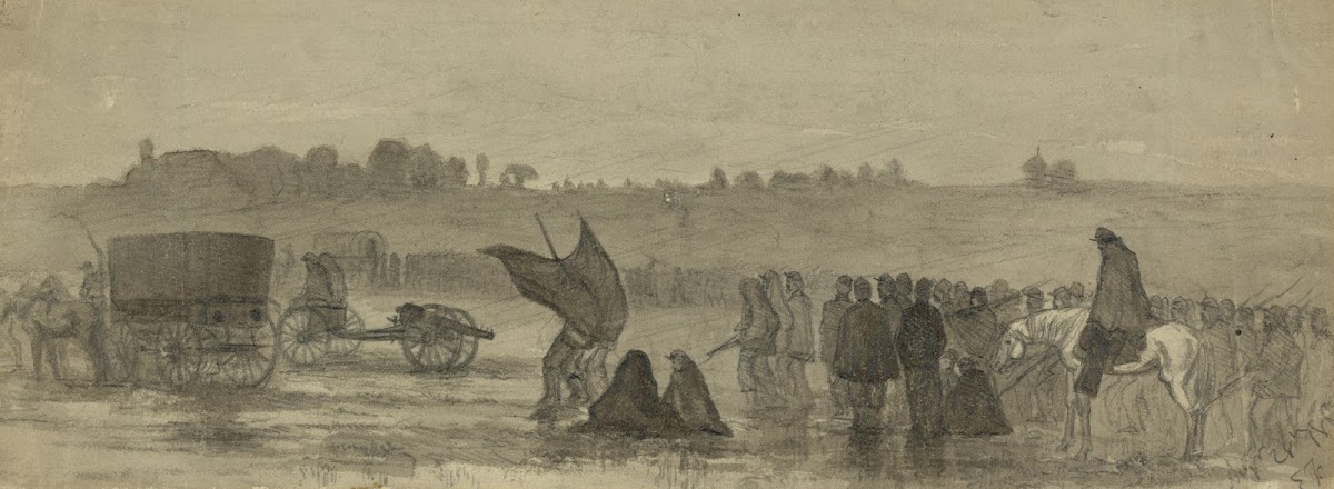 Retreat of the Army of the Rappahannock Gen Pope to Groveton Manassas Junction 1