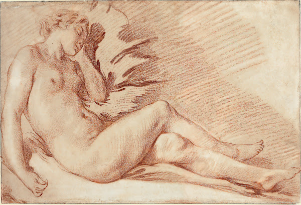 A reclining female nude
