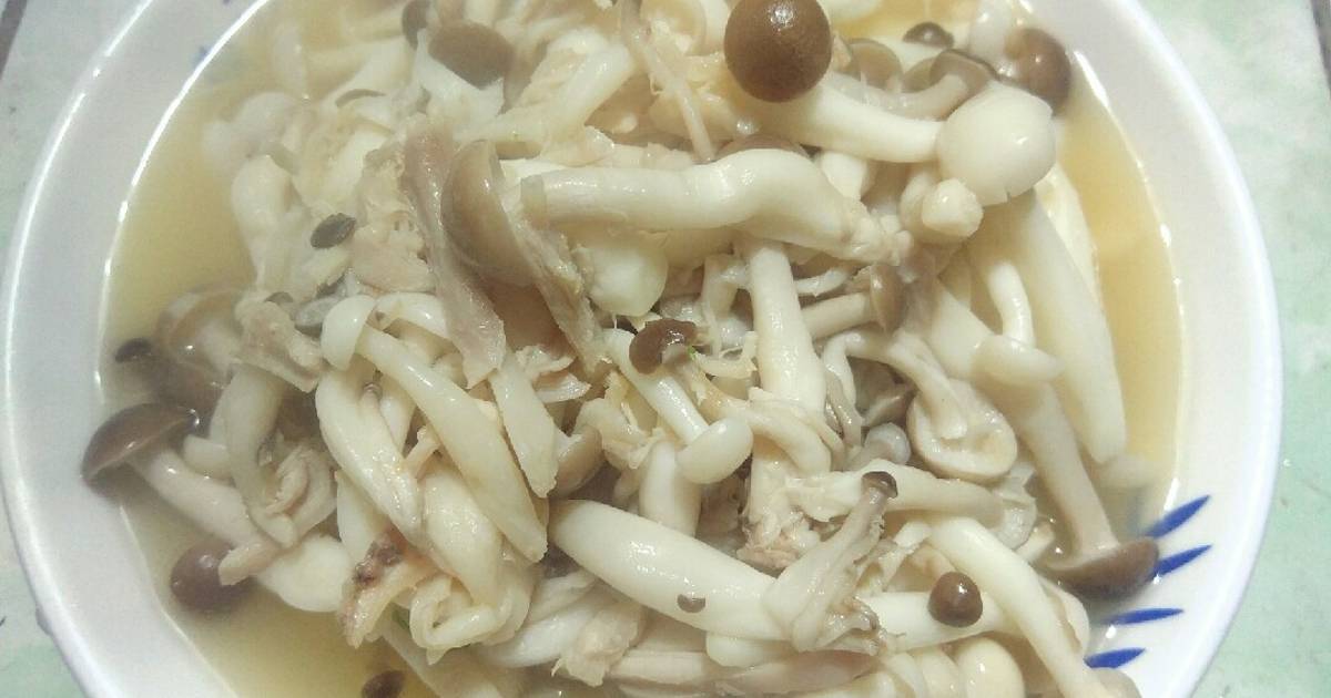Nấm ngọc châm xào gà