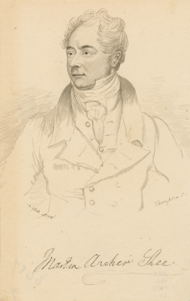 Waist length portrait of Martin Archer Shee