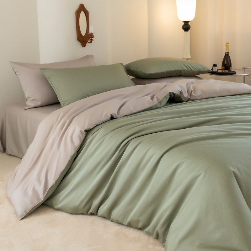 Lyocell-Cotton Bedding Set, Silky Soft, Solid Color