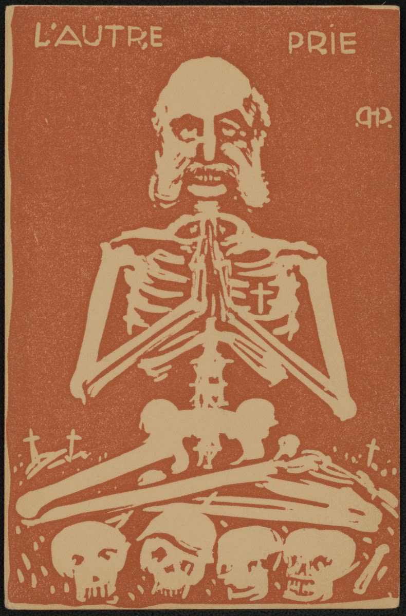 Lautre prie Emperor Franz Joseph 1916