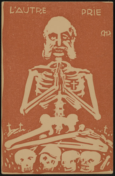 Lautre prie Emperor Franz Joseph 1916