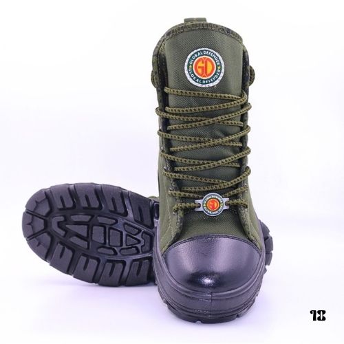 JUNGLE SEFTY OLIVE GREEN SIDE JIP SHOES