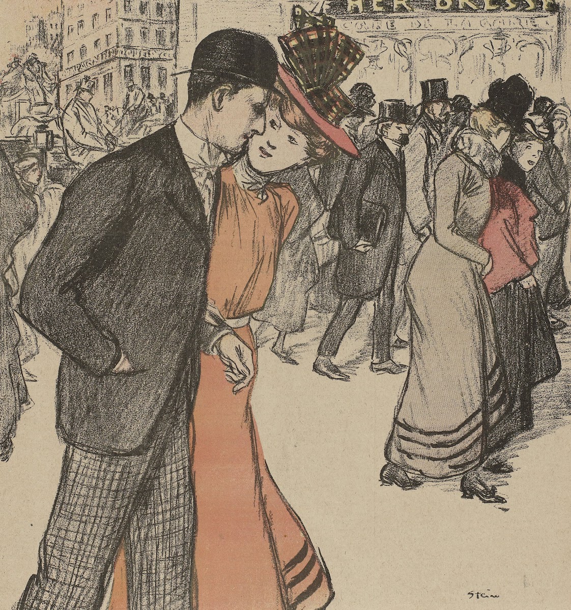 La Becquée par G Delaquys 1900