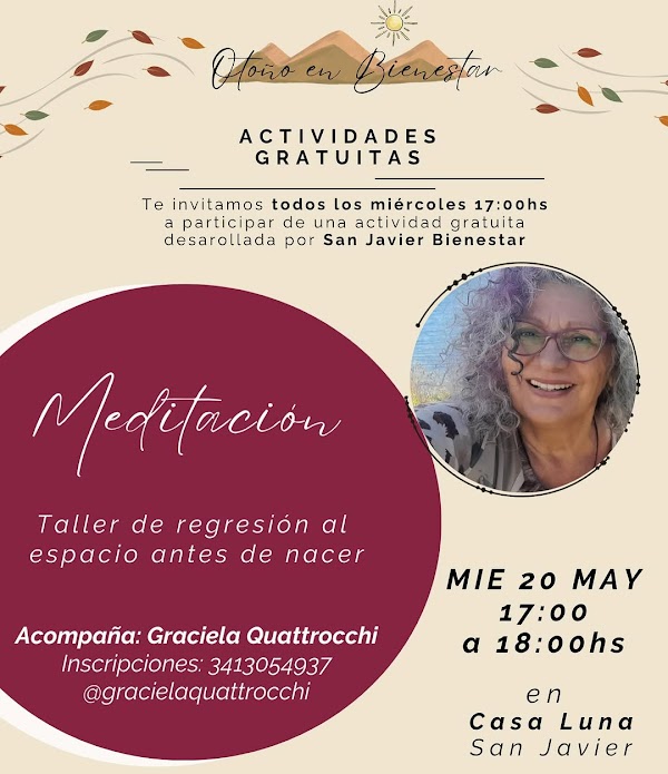 Meditación: Taller de regresión al espacio antes de nacer
