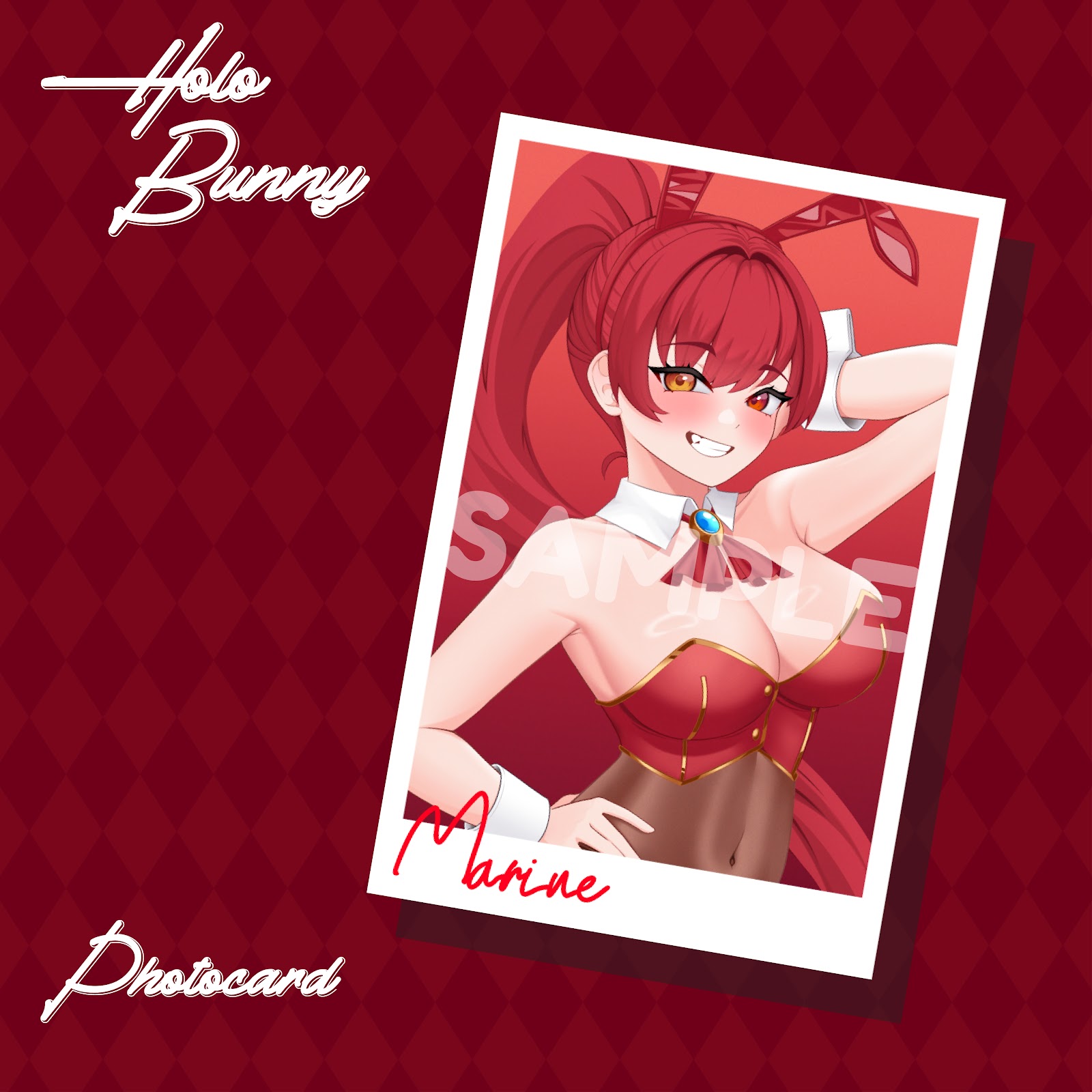 HoloBunny Marine Photocard by Ruva