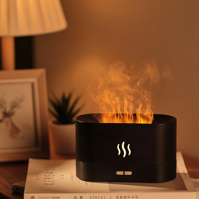 Ultraschall-Aroma-Diffuser mit Flammeneffekt