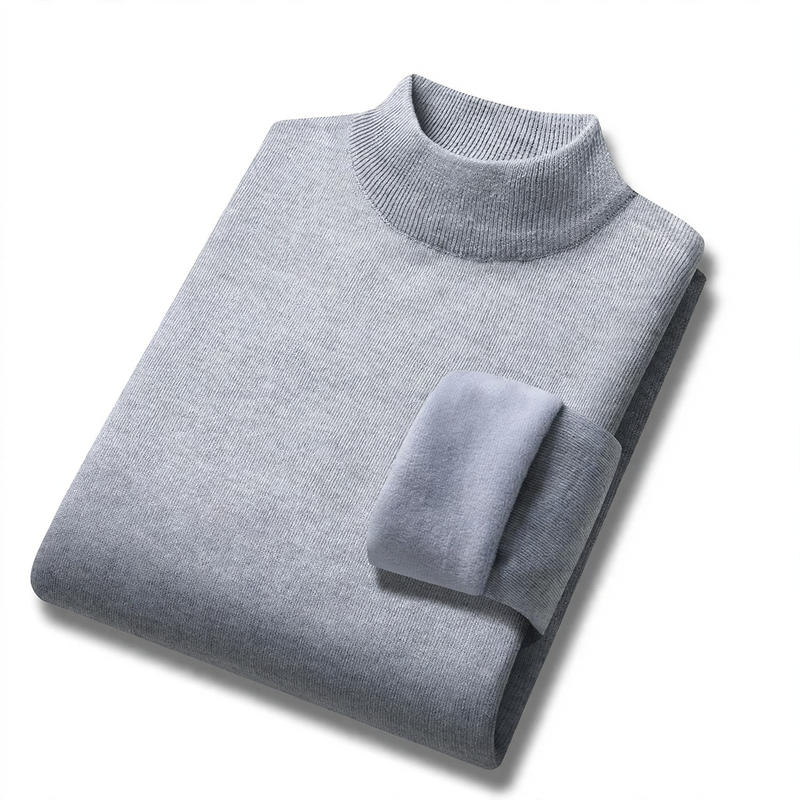 Men's turtleneck sweater, insulated, warm, autumn and winter