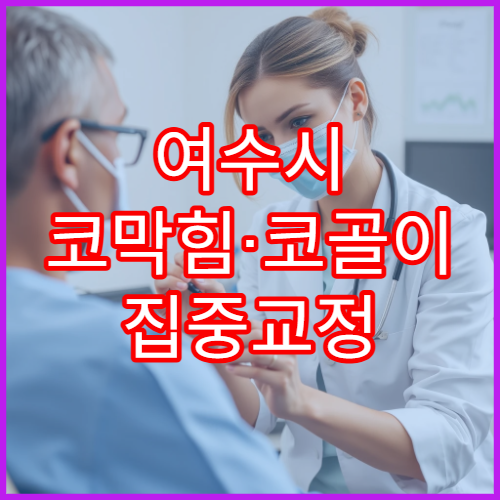 여수시 코막힘·코골이 집중교정 전문 이비인후과