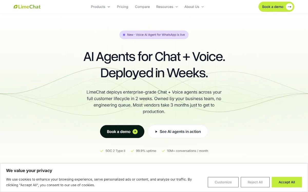 Captura de LimeChat