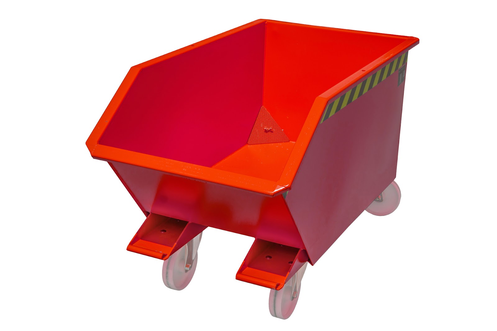 Spaander-kiepcontainer GU-E 300, gelakt, Vuurrood