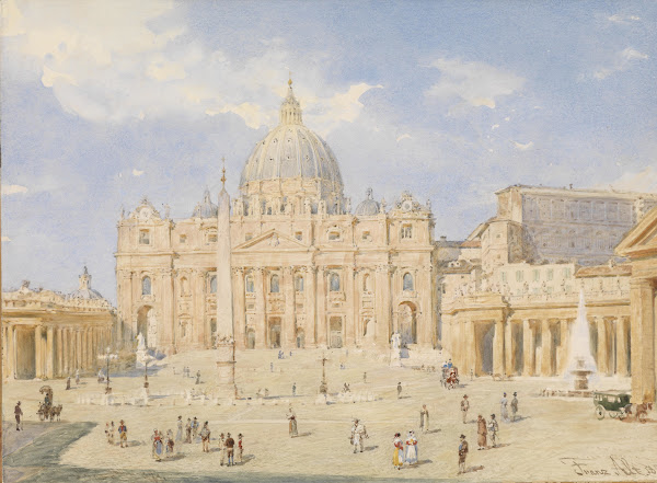 Petersplatz Rom 1879