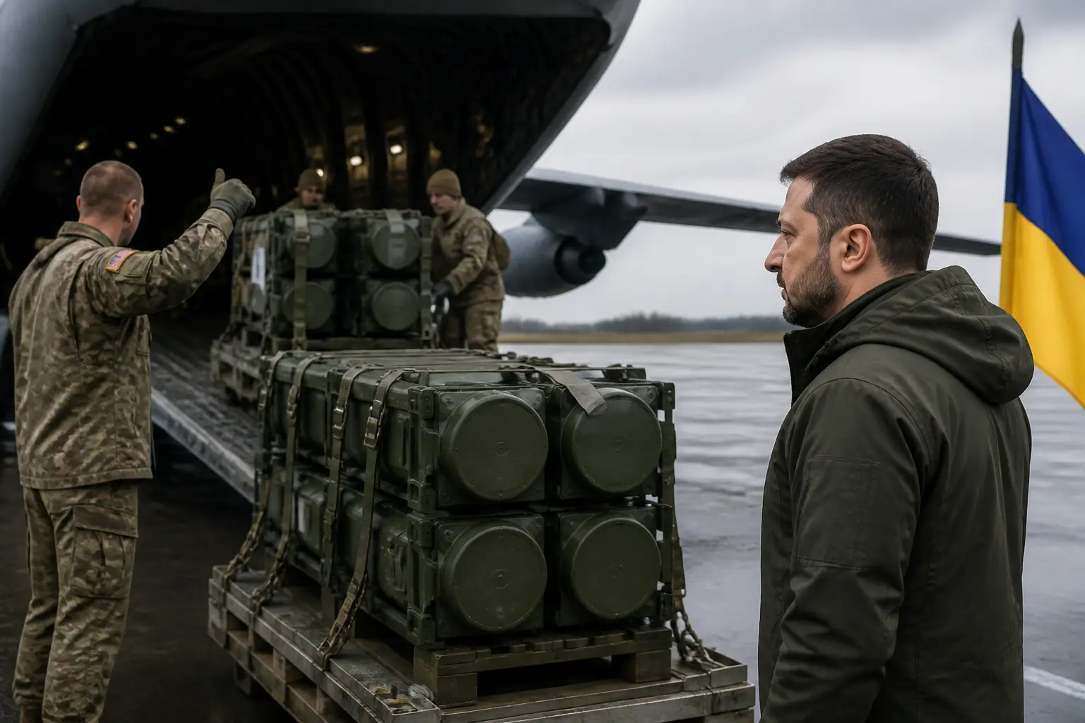 Editorial image for Ukraine receives small batch of US-made Patriot interceptors as Zelenskyy seeks more