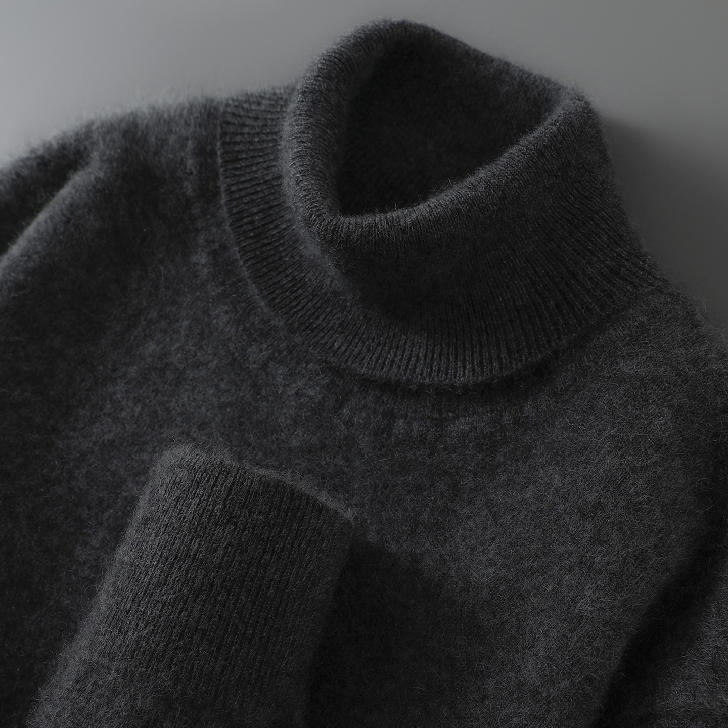 Men's Wool Sweater, 100% Wool, Stand-up Collar, Business Style