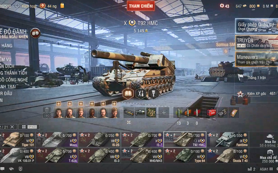 Acc World of Tanks PC có 4 tank 10  IS-7, T-62A, Maus và phá...