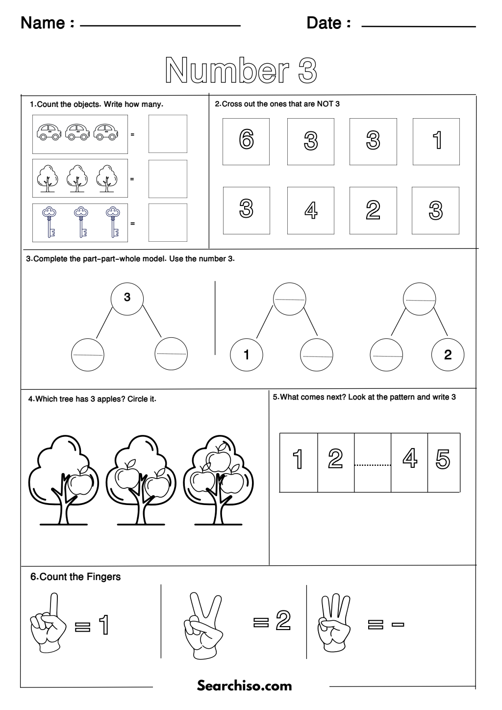Foundations of Three: Early Numerical Tracing and Logic PDF printable
