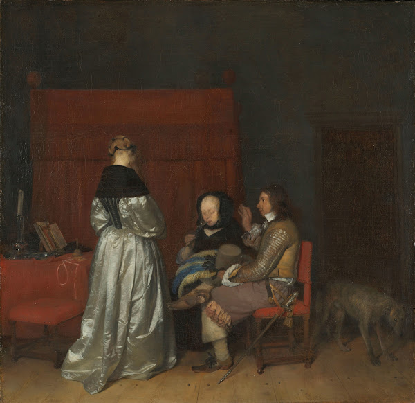 Gallant Conversation Known as The Paternal Admonition c 1654