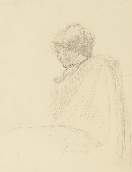 Portrait de femme de profil
