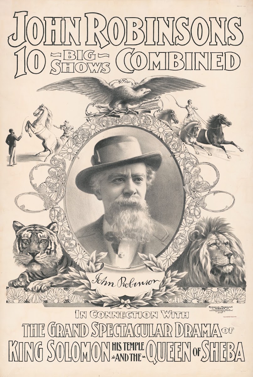 John Robinsons 10 big shows combinedKing Solomonand the Queen of Sheba 1899