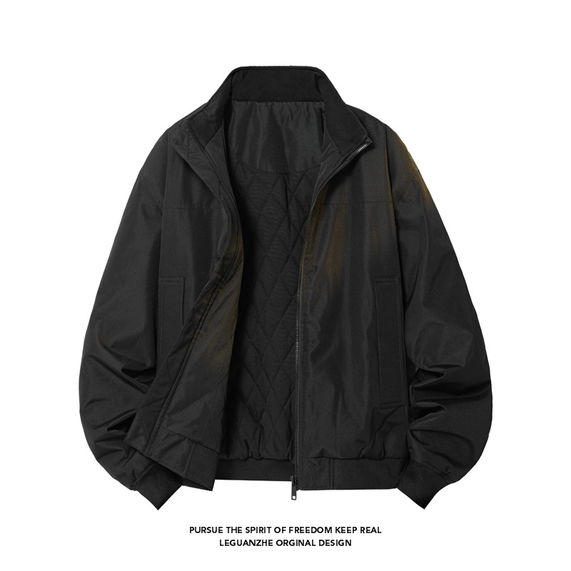 Herren-Fliegerjacke, gefüttert, im Vintage-Stil