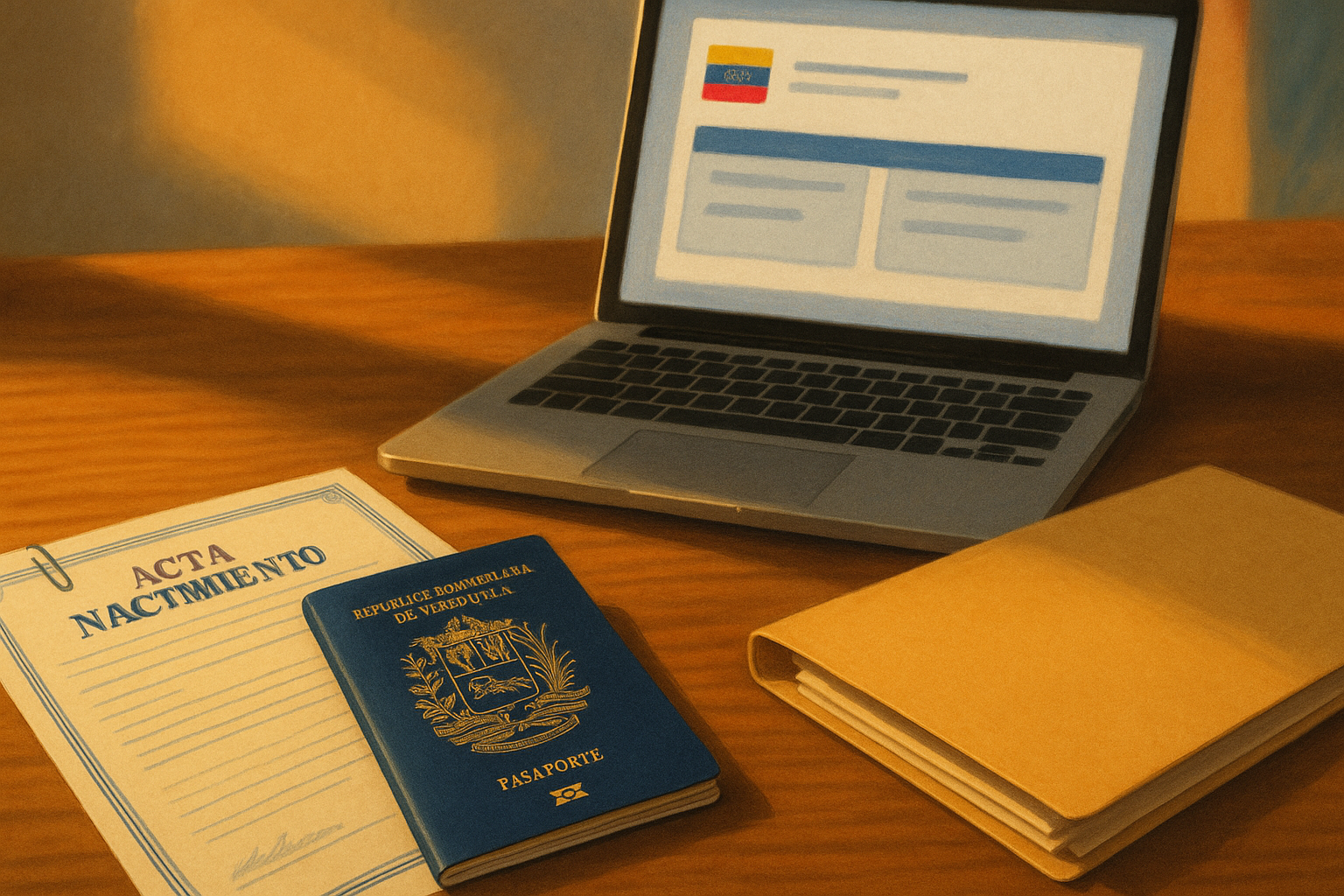 Checklist de requisitos para apostilla de documentos venezolanos en línea