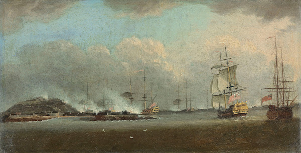 The attack on the island of Gorée off the coast of Senegal on 29 December 1758 u