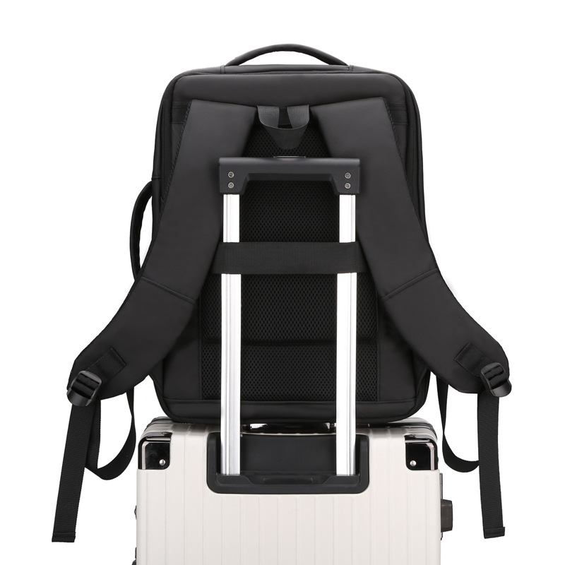 Expandable Business Backpack with USB Charging, 20-35 L