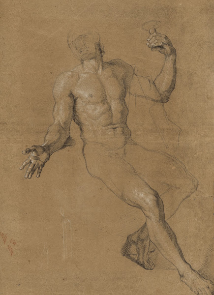 Study of a Nude Man Posed as Bacchus 1685
