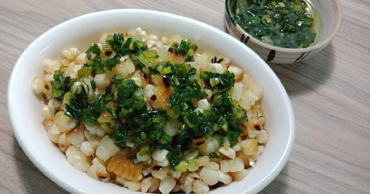 Bắp nướng mỡ hành