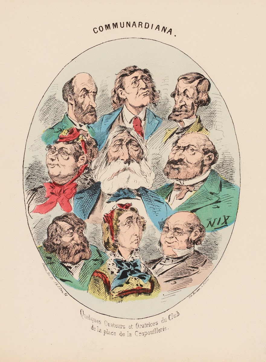 Quelques orateurs et oratrices du club de la place de la Crapouillerie 1871