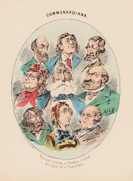 Quelques orateurs et oratrices du club de la place de la Crapouillerie 1871