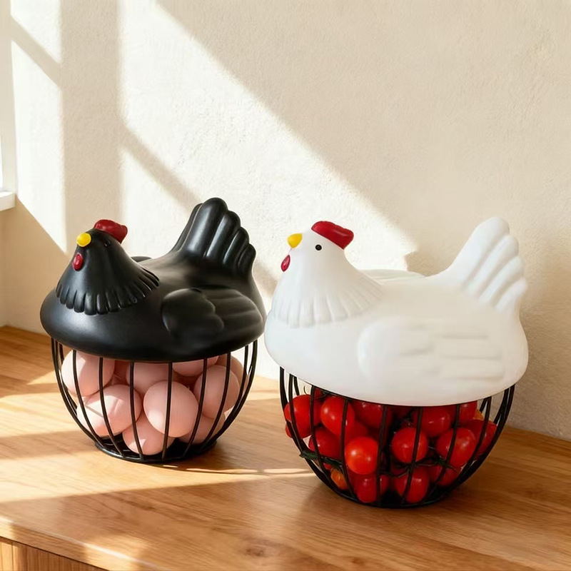 Storage basket in country house style, model TJ001