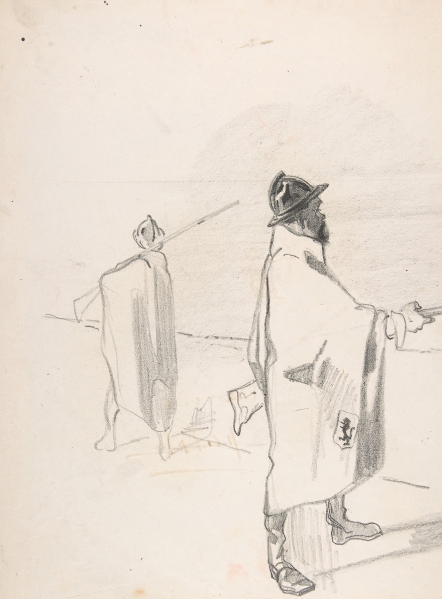 Two Belgian soldiers