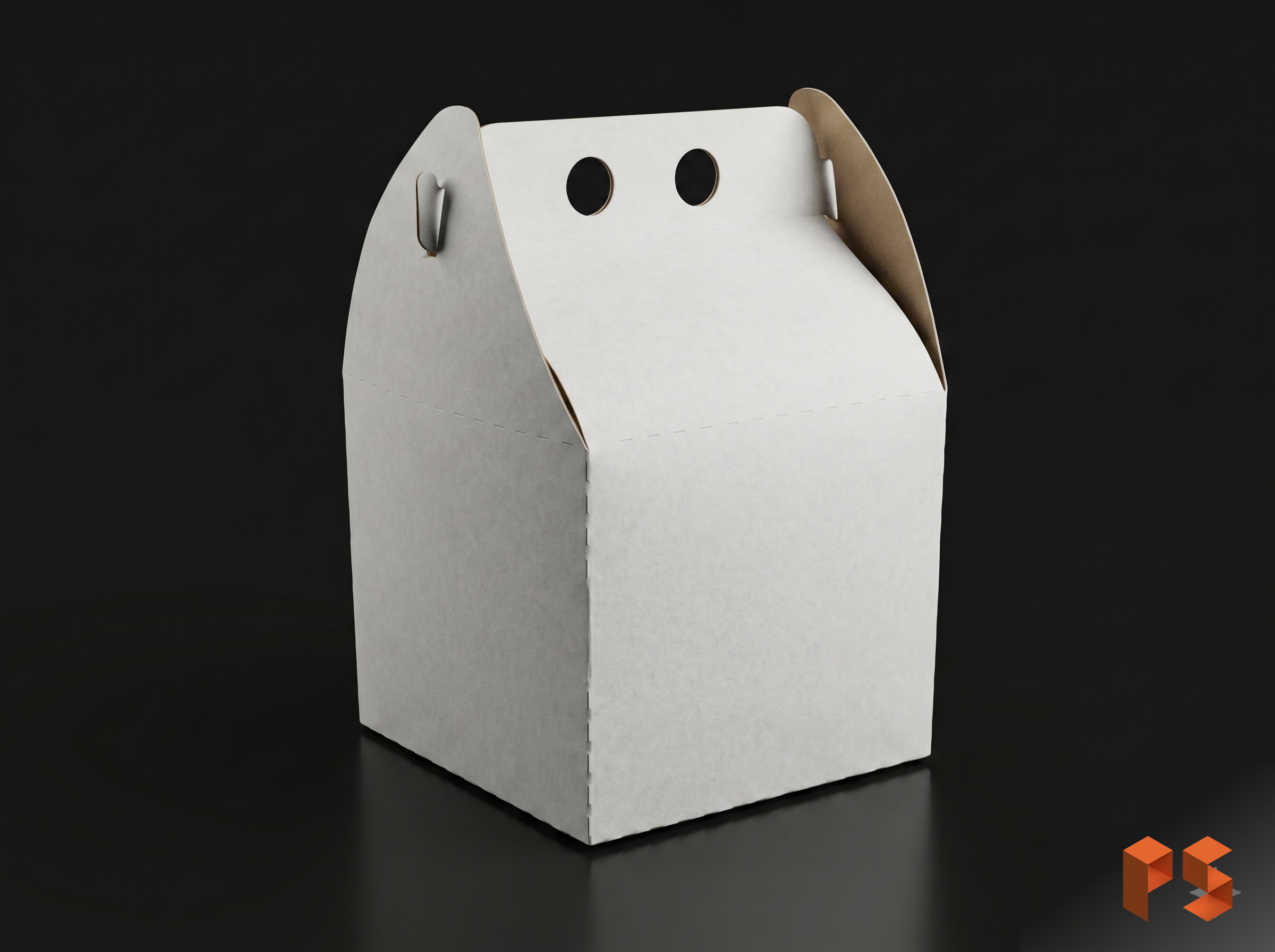Caja Sorpresa Blanca (Cajita feliz) 11x11x10 cm