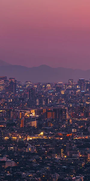 Tokyo, Cityscape, Night, Japan 4K Wallpaper Background