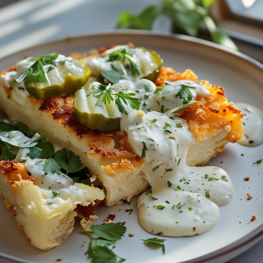 Healthy Dill Pickle Cottage Cheese Ranch Recipe for an Easy, Flavor-Packed Snack finished