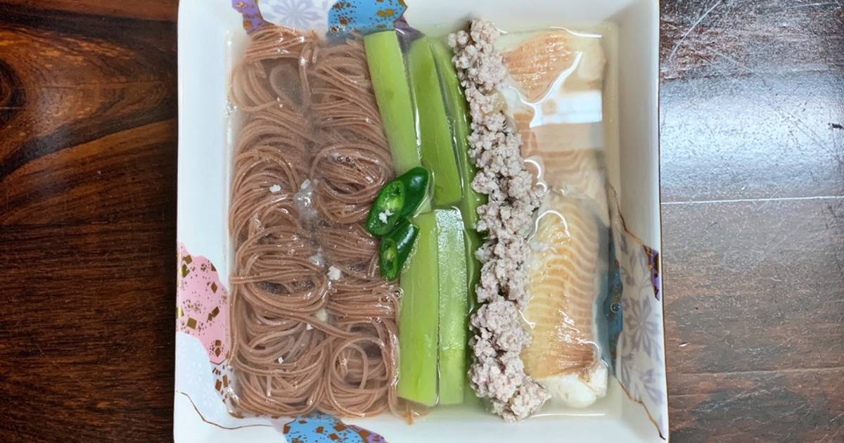 Canh bầu nấu thịt băm [Eat clean - Lose weight]