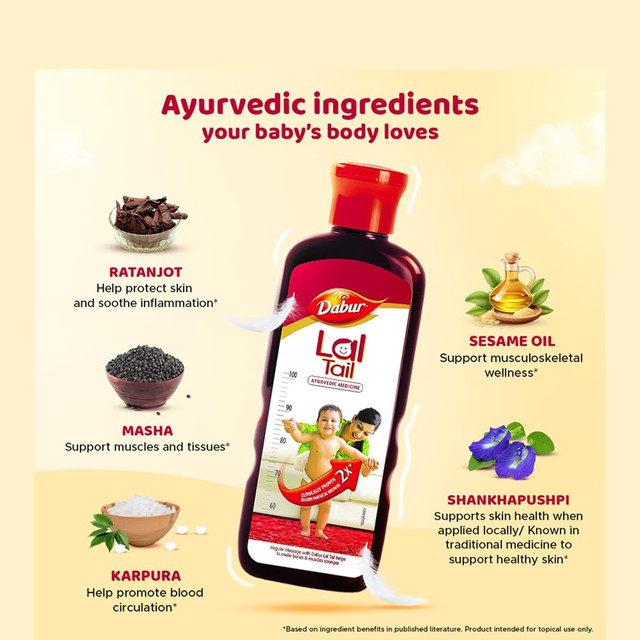 Aceite Lal Dabur para Bebé