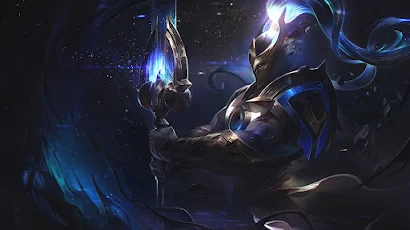 LOL League of Legends Debang Director Zhao Xin Xin Zhao Piercing Star Magic Peak 4K HD Wallpaper Background